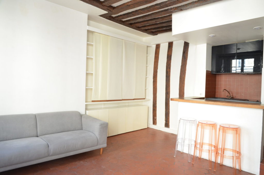 2 pièces coeur Montorgueil – 75002 Paris